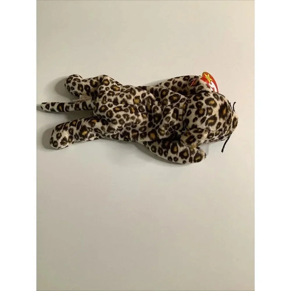 Ty Beanie Babies Freckles the Spotted Leopard Plush Toy -RARE - Picture 4 of 15